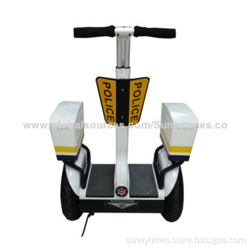 Electric scooter for patrol